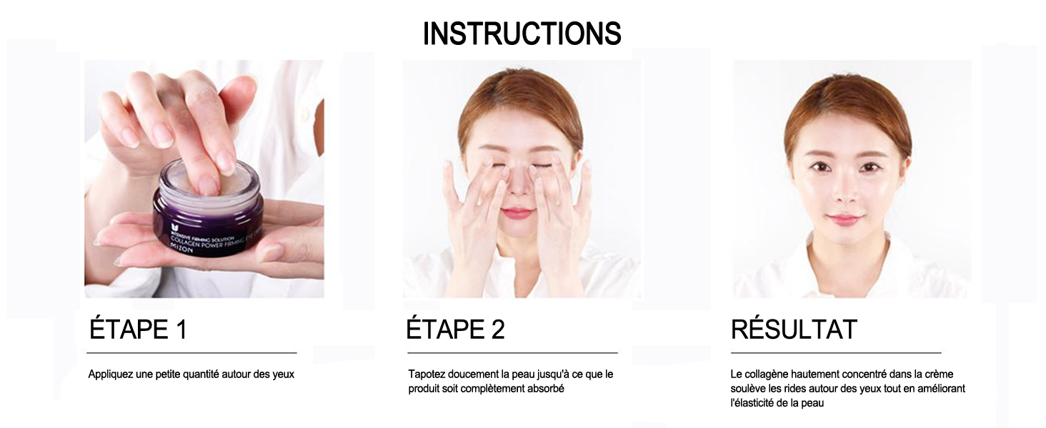 [Mizon] Crème Power Firming au Collagène contour des yeux (25ml) Korean