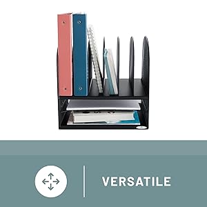 Onyx Desktop Organizer, Versatile, 3255
