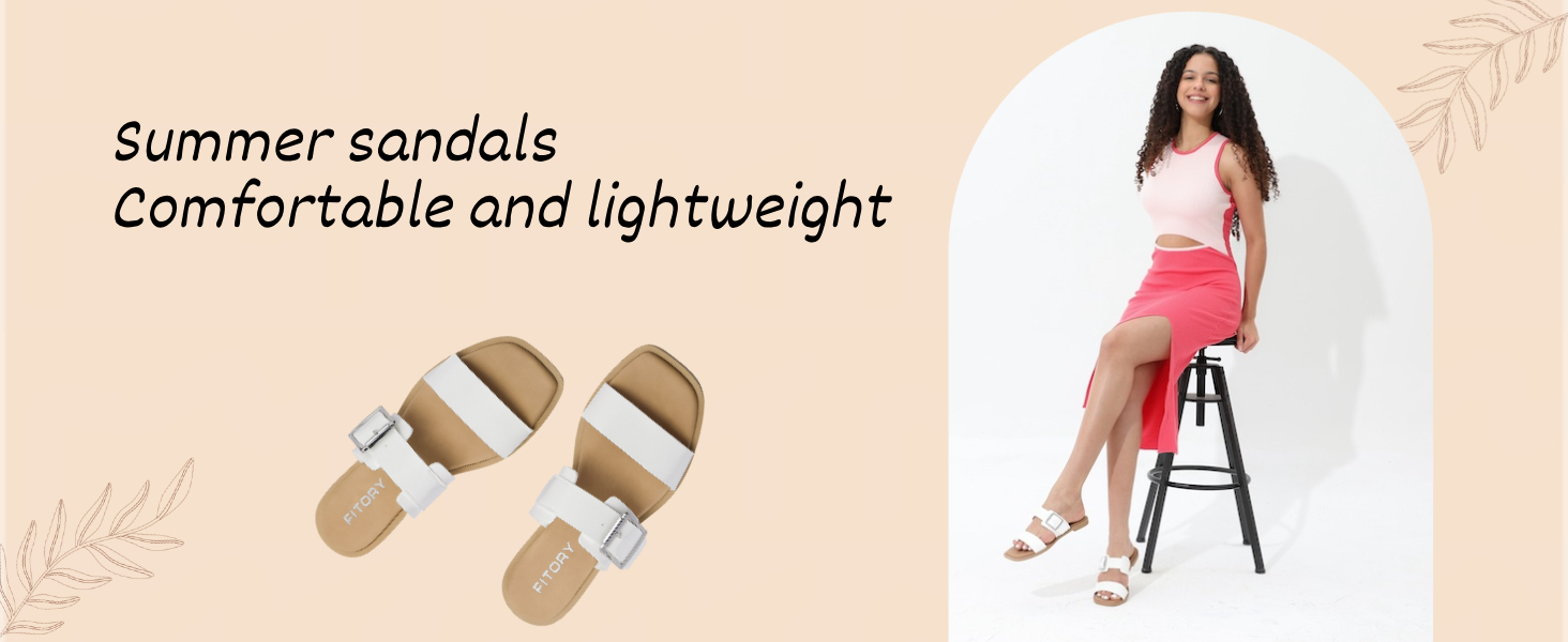 white women sandals