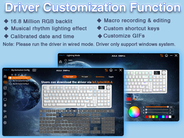 creamy keyboard with number pad
