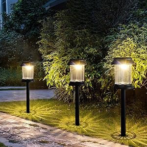 solar ground lights outdoor decorative
