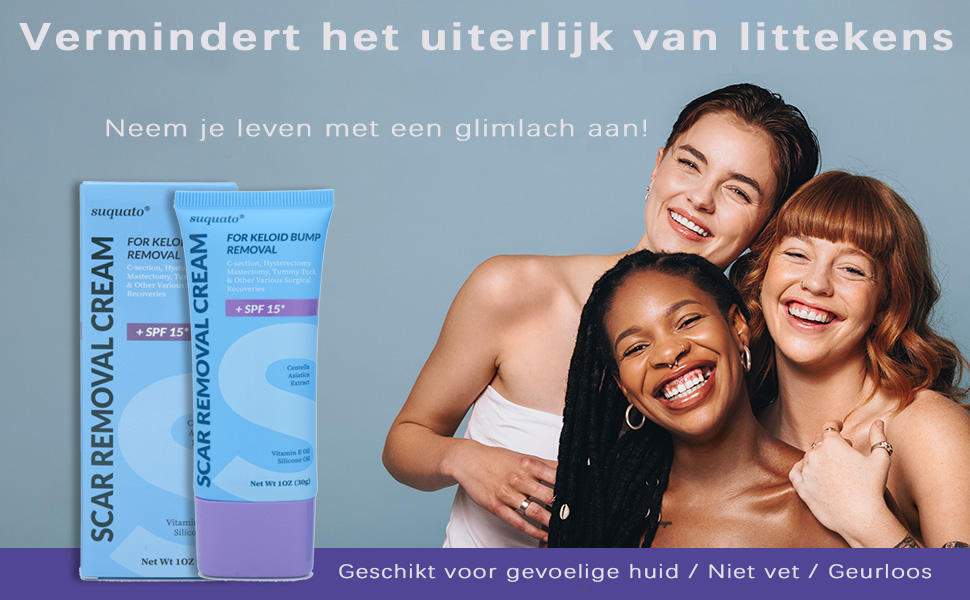 Verzorgingscrème voor littekens
