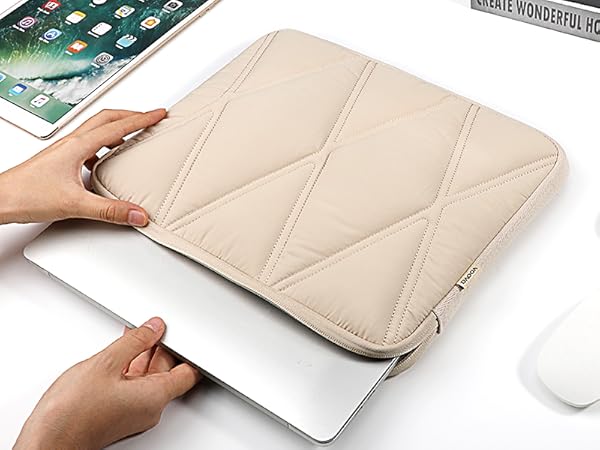 Amazon.com: Voova Puffy Laptop Sleeve Case 15.6 16 Inch