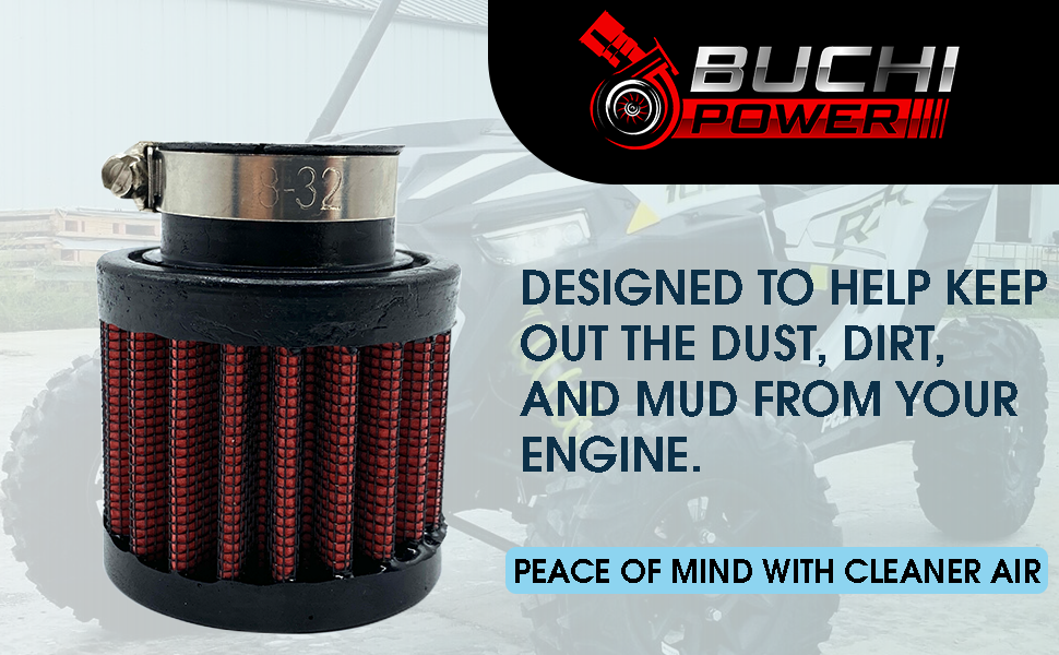 Amazon.com: Universal 25mm Inlet Air Filter 1