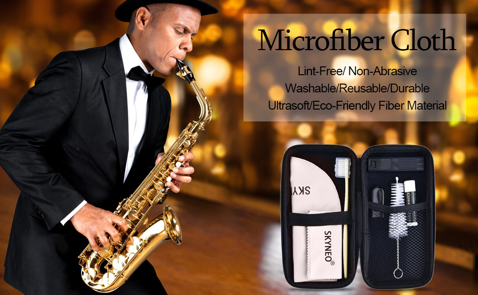 SKYNEO Saxophone Cleaning kit, Cleaning Kit with