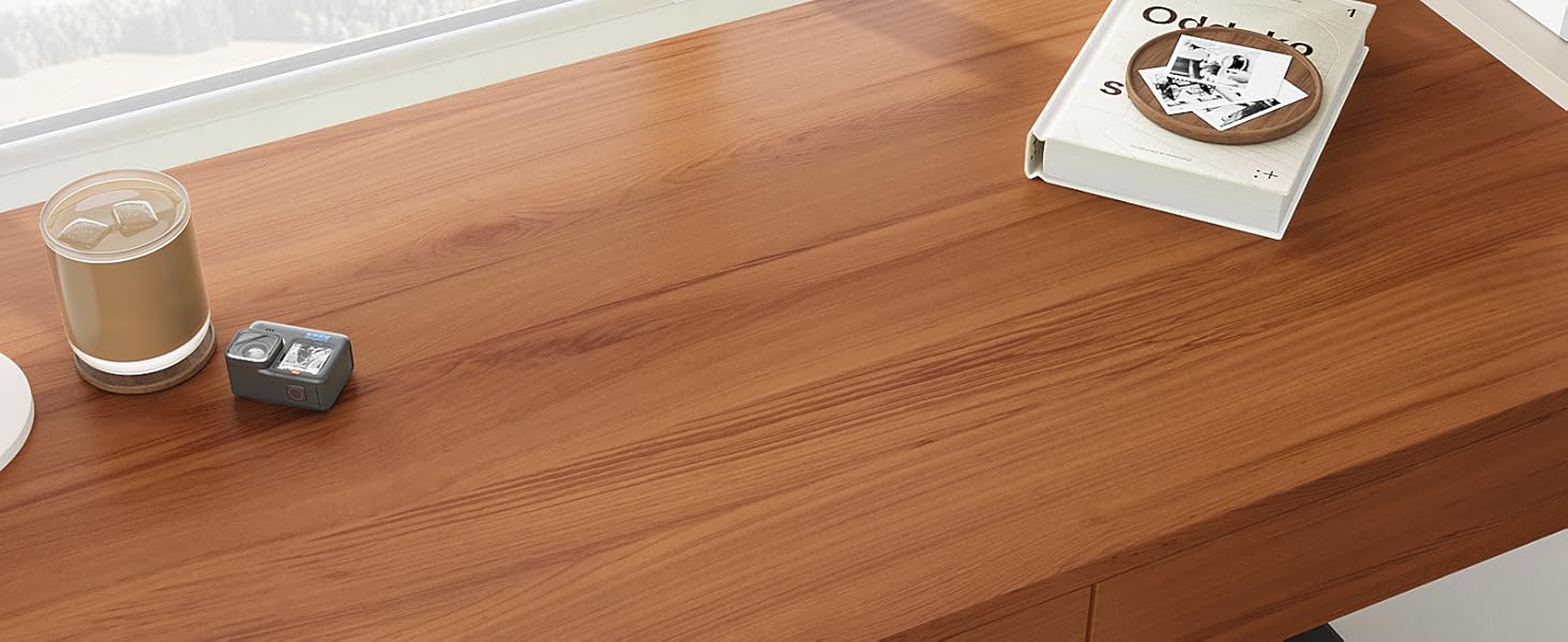 VEELIKE Chestnut Brown Wood Contact Paper Wood Wallpaper