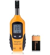 Mengshen Digital Temperature and Humidity Meter - with Dew Point and Wet Bulb Temperature - Batte...