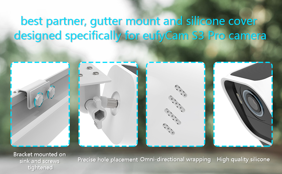 eufycam S3 Pro gutter mount