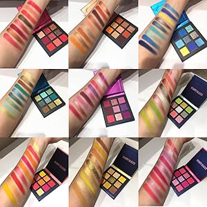 9 Farben Shine Diamond Lidschatten Make-up Pigmente Wasserdicht Shimmer Glitter Palette