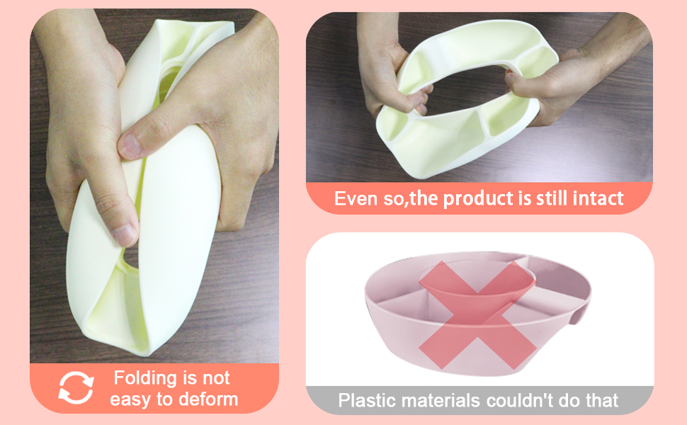 Silicone Snack Tray with Lid for Stanley Cup 40 oz, Pink Snack Bowl for 40oz Tumbler with handle, Stanley Cup Accessories with Spill Stopper Set and Protective Boot for Car Cup Holder Home Party 13 7