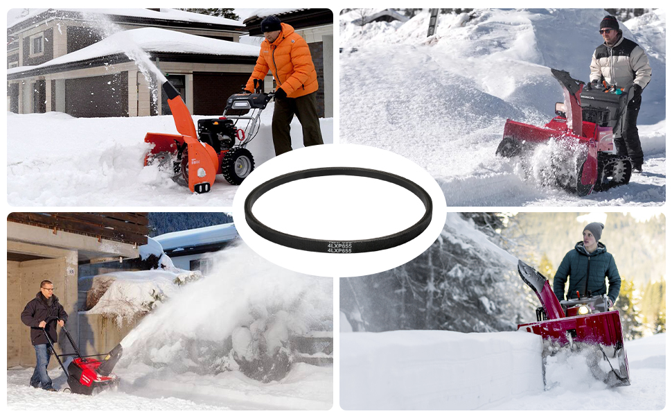 302040014 Snowblower Belt Auger Drive Belt Compatible with