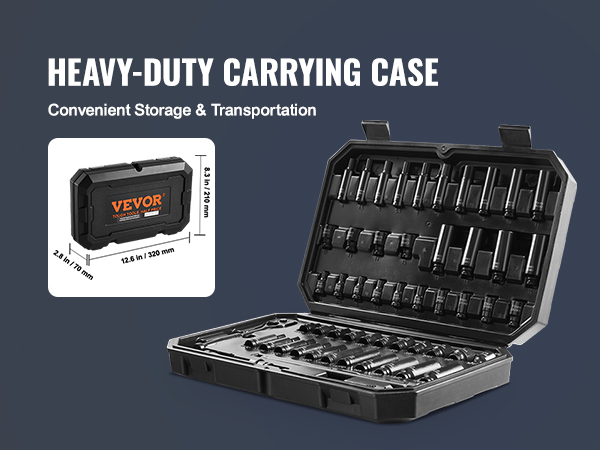 ウェア DeepImpact Z-Forward ウェア DeepImpact Z-Forward VEVOR Impact Socket Set 1/4