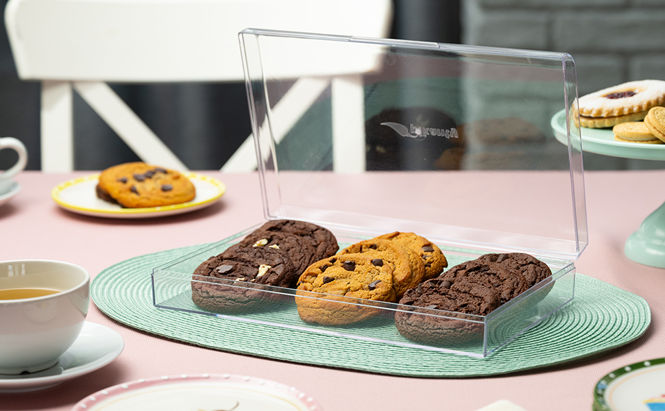 Pikanty Cookie, Cracker & Biscuit Storage Container Compact, Freshness