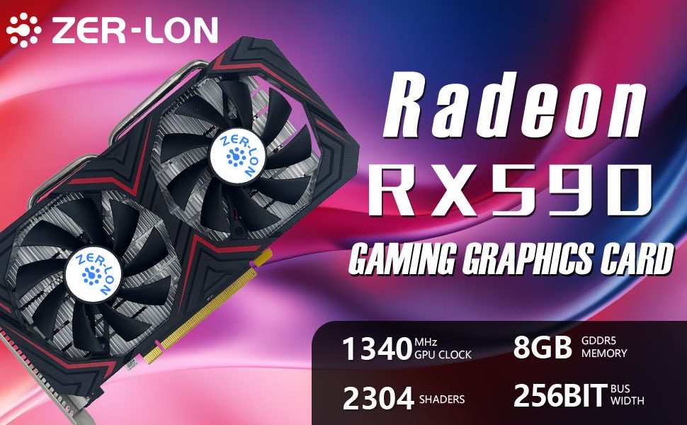 Amazon.com: ZER-LON Radeon RX 590 8GB GME Graphics Card
