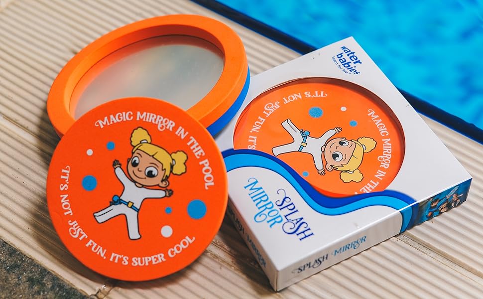 toddler pool splash mirror
