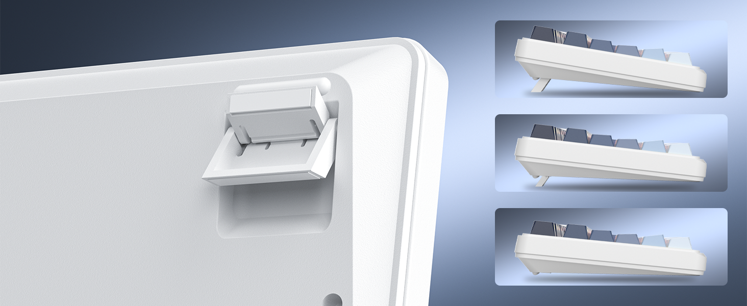 Two-Step Keyboard Feet