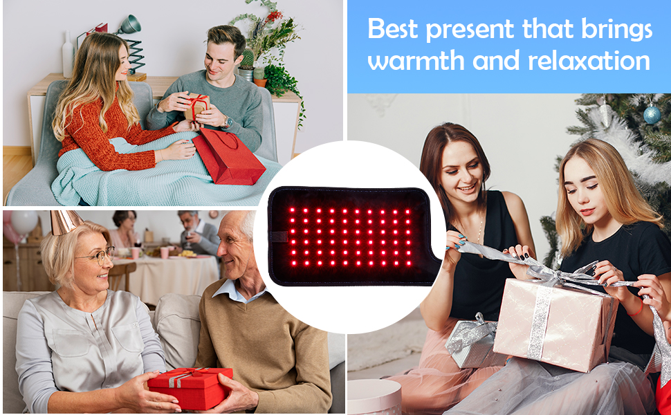 blue and red light pad