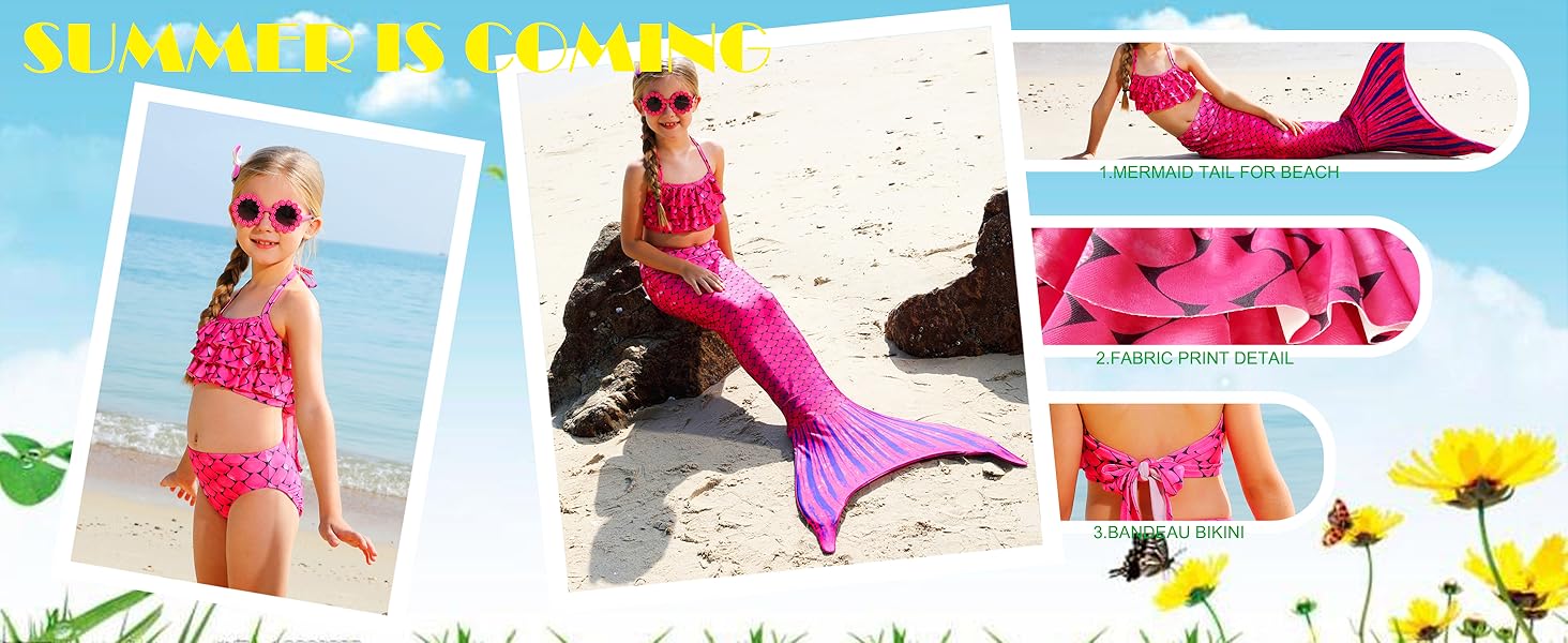 Meerjungfrauenflosse Mädchen