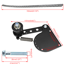 Amazon.com: YOXUFA 415H Chain 110L Links with Motorized Bike