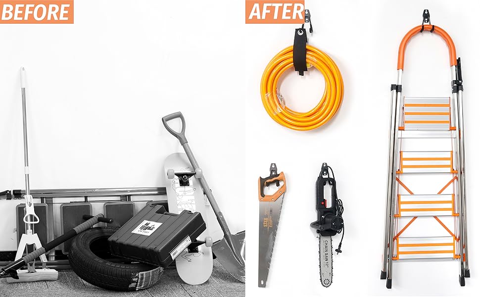 garage hooks heavy duty 4pc