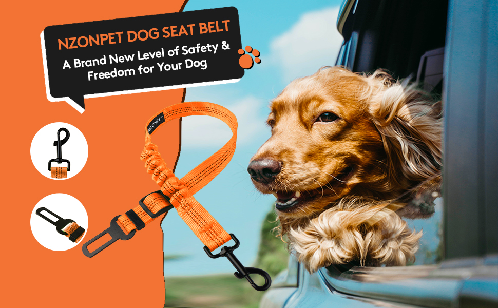 Nzonpet Dog Seat Belt