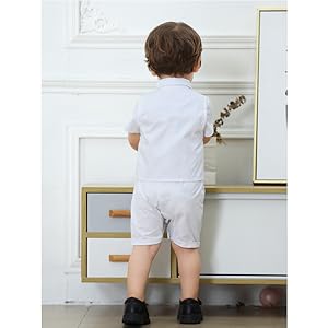 Baby Boy Gentlemen Romper Infant Boys' Christening Gowns Clothing