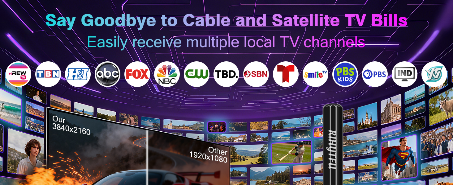 antenas para tv canales en español