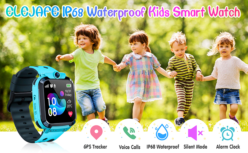 Kinder Smartwatch mit GPS und Telefon, Smartwatch Kinder GPS