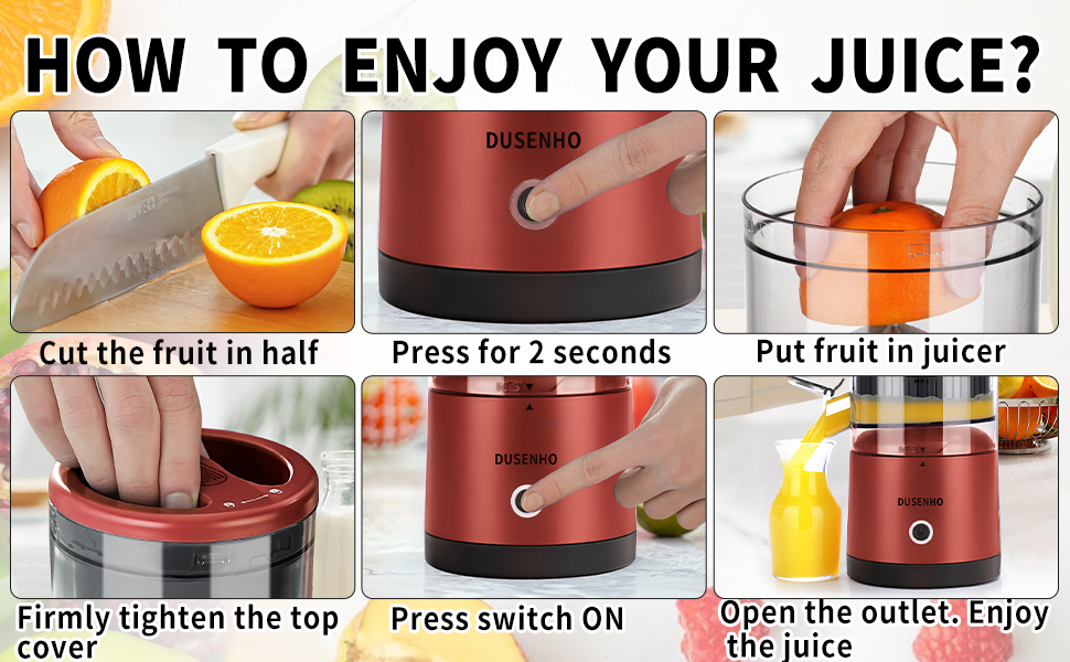 Citrus Juicer Machines Rechargeable Portable Juicer with