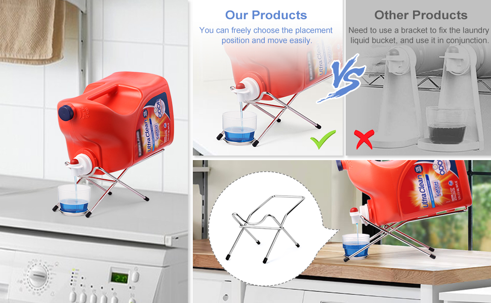 Magicfour Laundry Detergent Cup Holder Drip Catcher