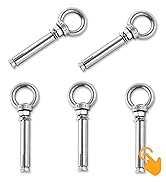 Shoulder Eye Bolts, Heavy Duty Eyebolts 304 Stainless Steel Wall Concrete Anchors Screw Expansion...