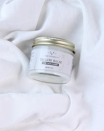 grass fed beef tallow for skin, tallow lip balm organic, whipped tallow face moisturizer, 