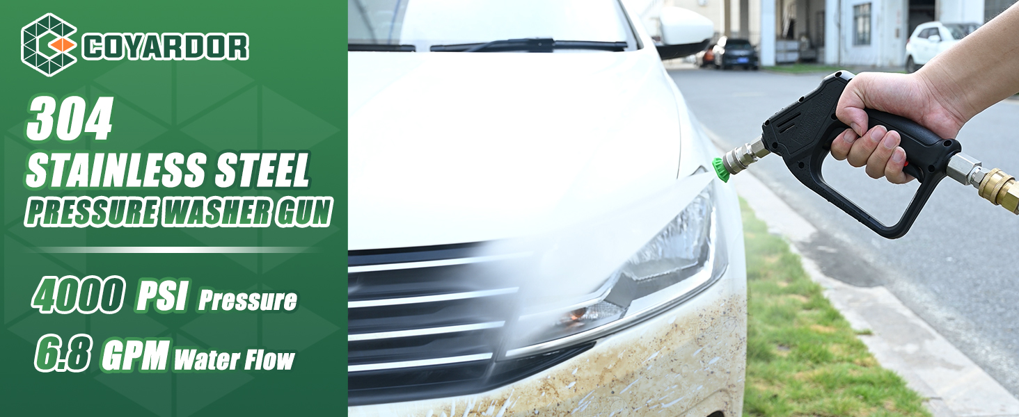 pressure washer gun stainless steel