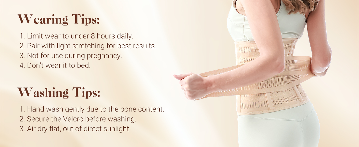 Allaugh Postpartum Belly Band for Women Abdominal Binder