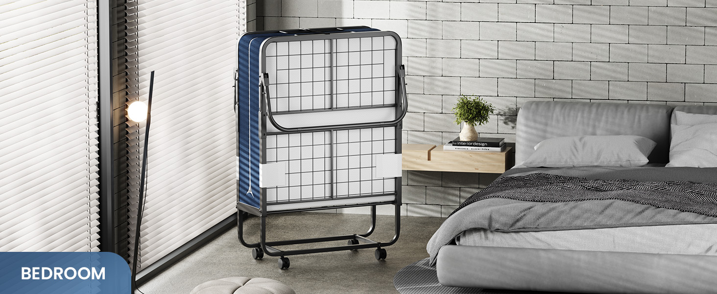 fold up bed with mattress for adults