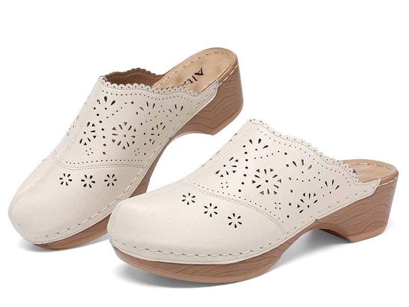 Amazon.com | Altxic Women's Cut-Out Vamp Comfortable Slip On