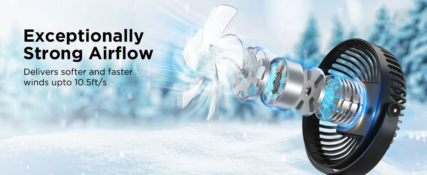 portable stroller fan