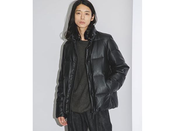 ナノユニバース 西川ダウン(R)ラムレザーG2ダウン 西川ダウン(R)」ラム レザー G2 ダウン