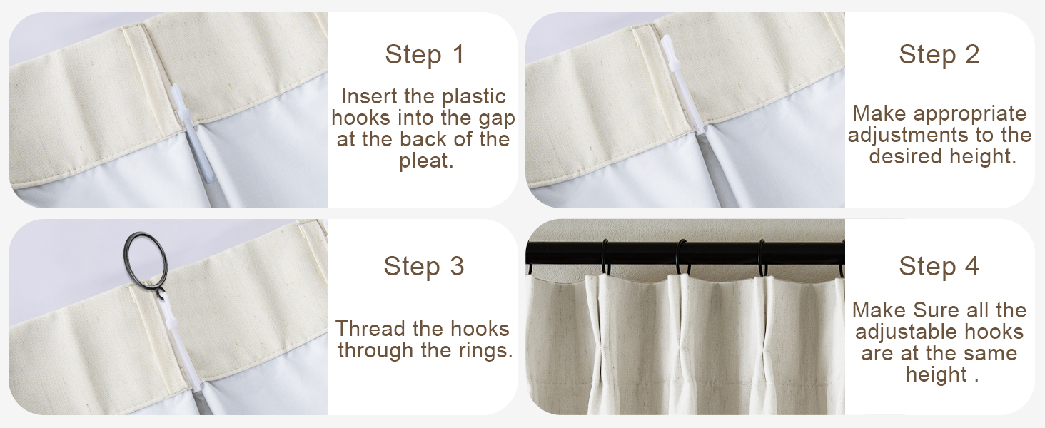 blackout linen curtain