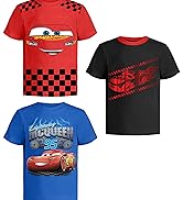 Disney Cars Lightning McQueen Pixar Graphic T-Shirt (Sets) Tow Mater Doc Hudson Cruz Finn - Toddl...
