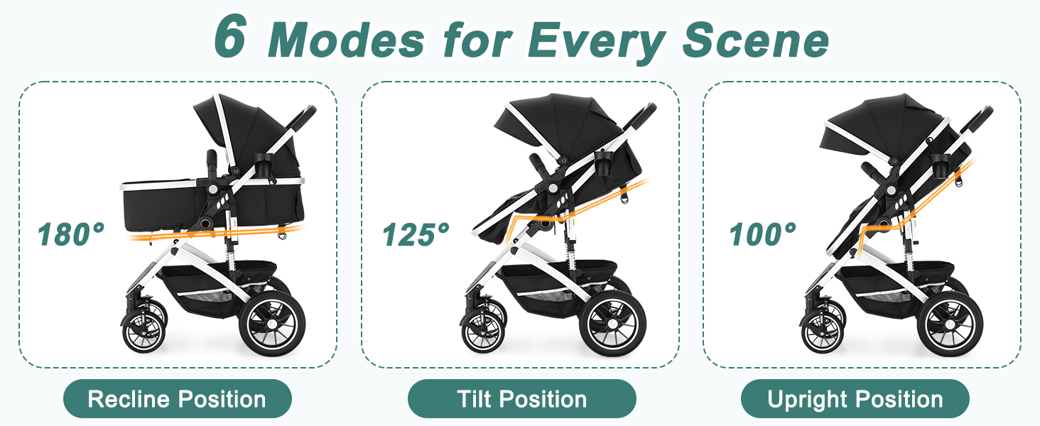 stroller with bassinet