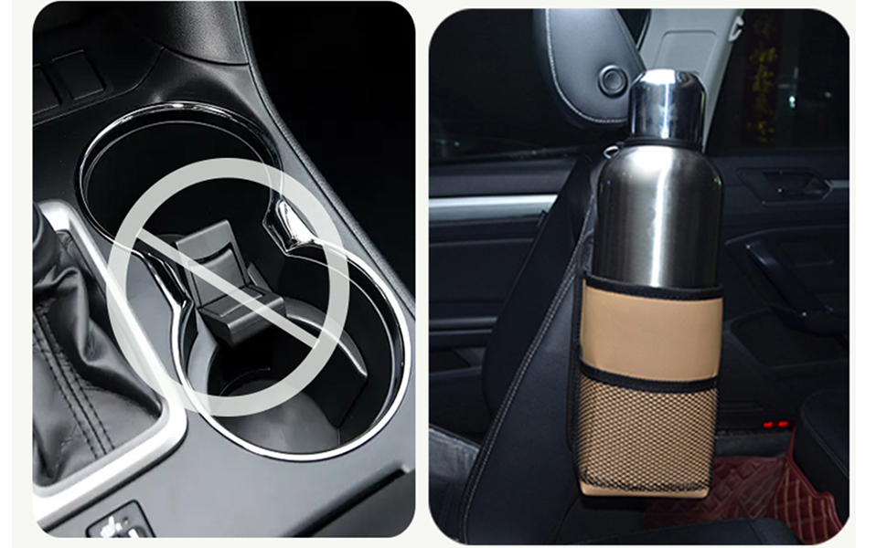 Original car water cup holder is too small