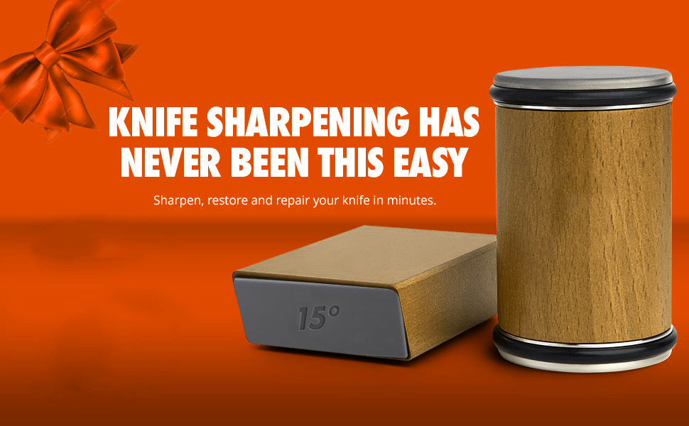 MINYII Tumbler Rolling Knife Sharpener Knife Sharpening Made Easy