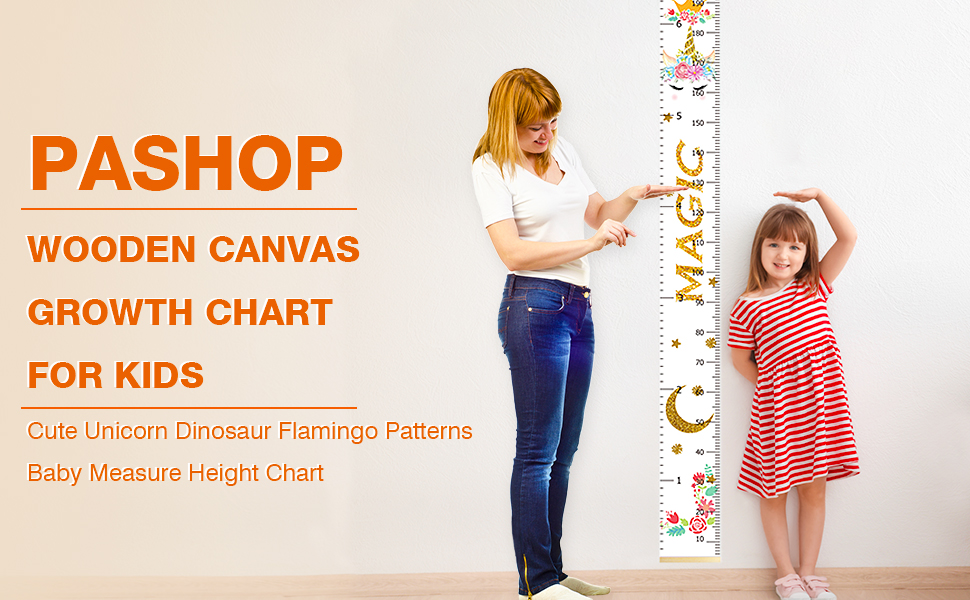 Baby Growth Chart Wall Hanging Ruler for Kids