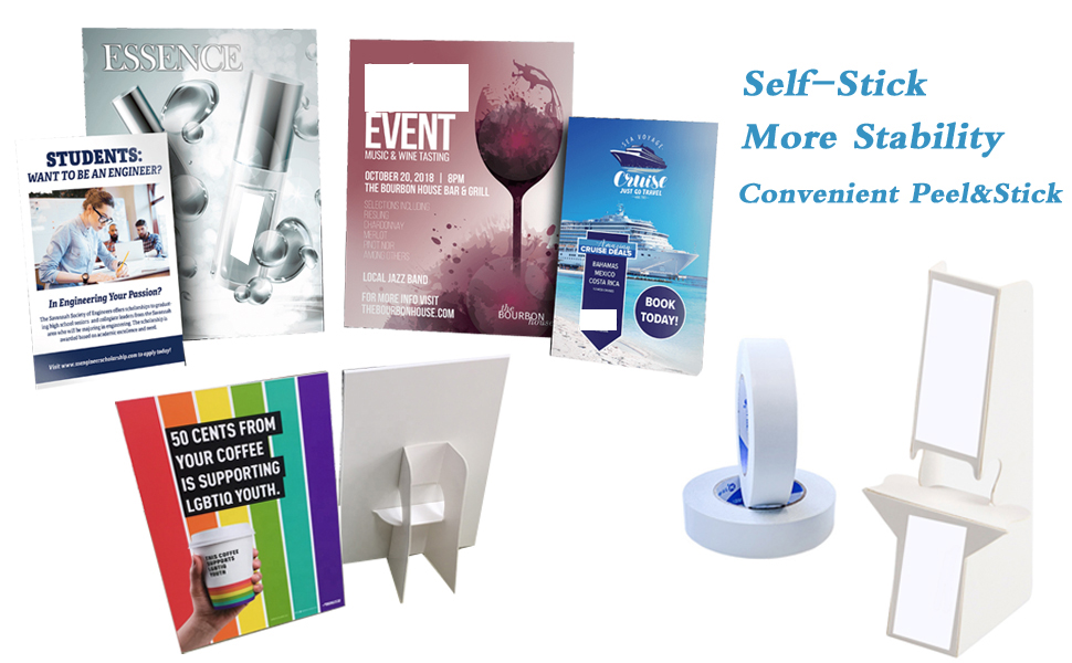 YWSHF 5 Packs Poster Board Stands Cardboard Easel Backs 11