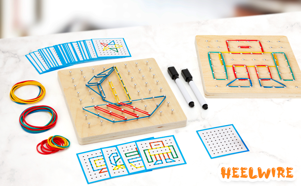 wooden geoboard