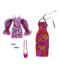 バービー　洋服、アクセサリー、バッグ、小物セット バービー ファッションパック おでかけスタイルのアクセサリー