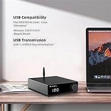 مبدل دیجیتال به آنالوگ SMSL DO100 USB مدل ES9038Q2Mx2 OPA1612x4 بلوتوث 5.0 DSD512 با فرکانس 32 بیت و فرکانس 768 کیلوهرتز، USB BT و کواکسیال نوری
