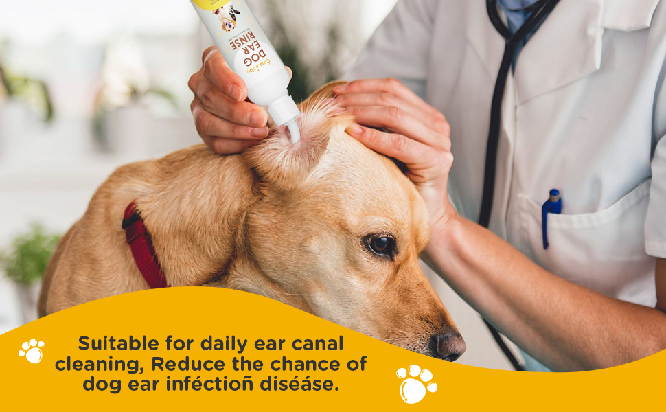 Cadorabo Ear Cleaning Solutions for Dogs 4 Fl oz Neutral