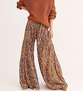Women's Ruffle Pants High Waist Trousers Casual Beach Maxi Long Palazzo Overlay Pant